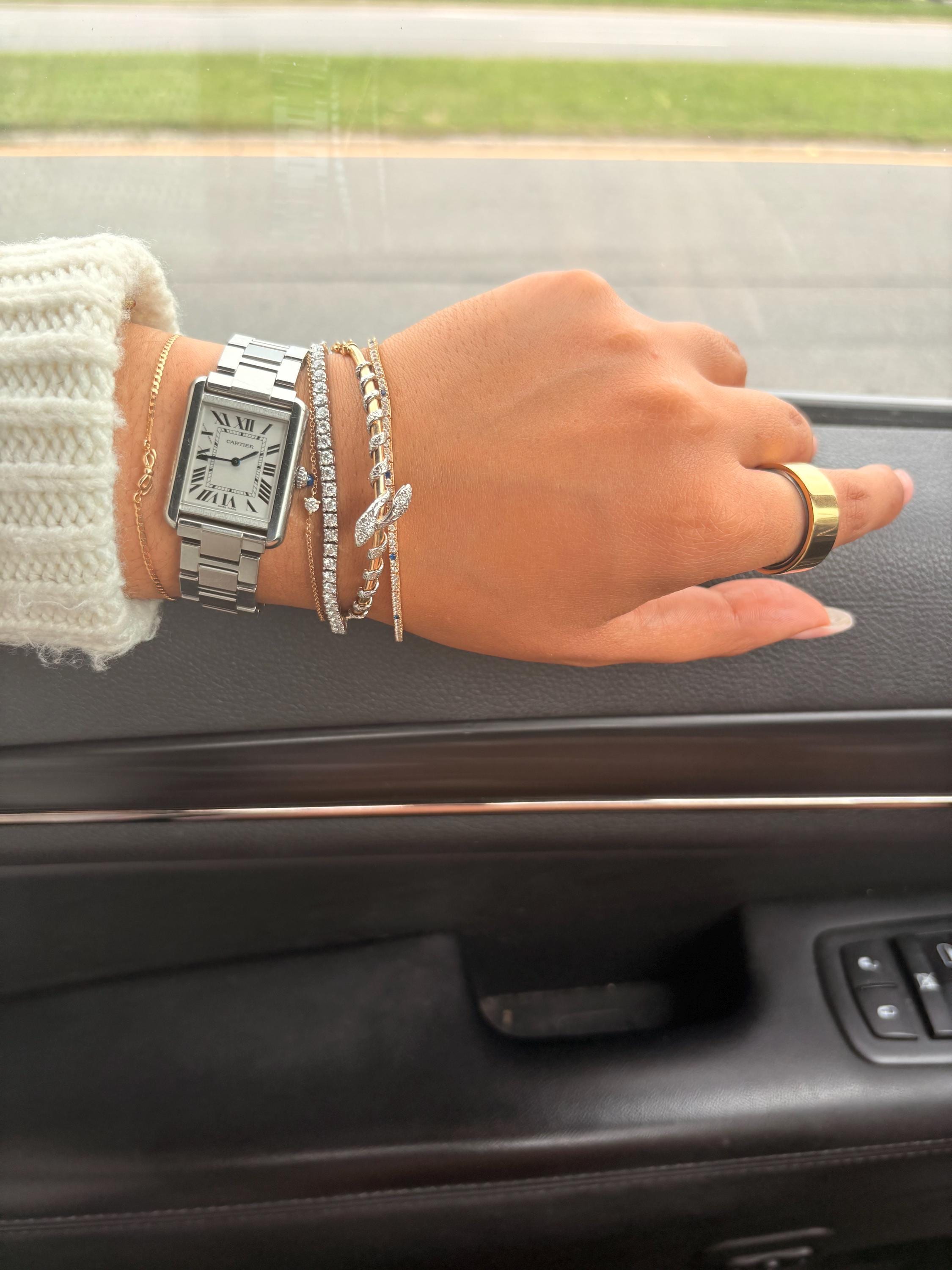 Moissanite Tennis Bracelet • Sterling Silver Sparkle, Elegant Gift