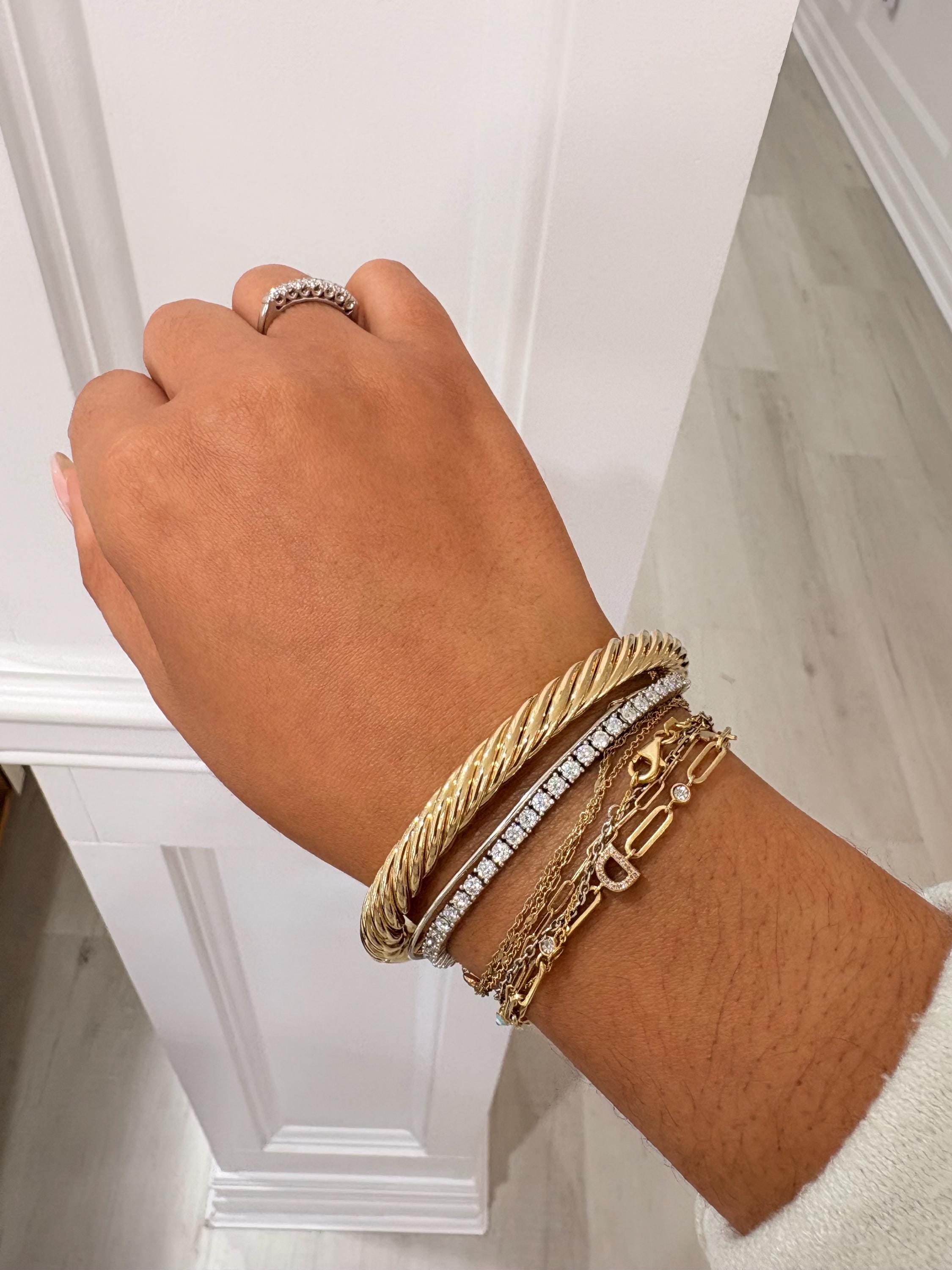Moissanite Tennis Bracelet • Sterling Silver Sparkle, Elegant Gift