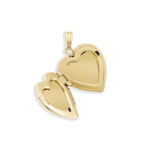14kt Gold Filled Heart Locket, Custom Charm Pendant