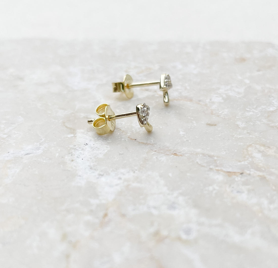 Mushroom Stud Earrings