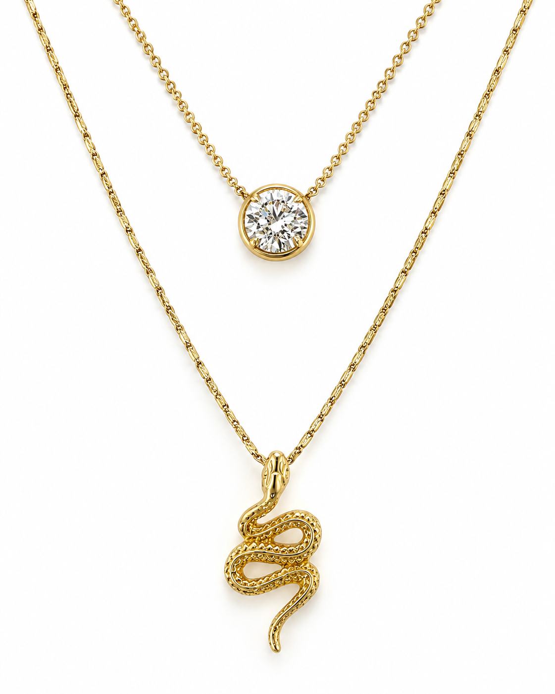 Winding Snake Pendant