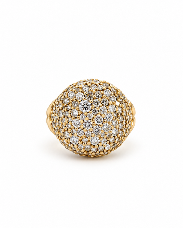 Diamond Encrusted Pinky Ring
