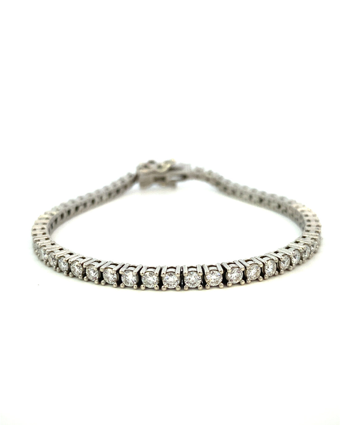 Moissanite Tennis Bracelet • Sterling Silver Sparkle, Elegant Gift