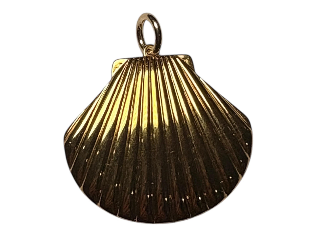 Gold Plated Seashell Charm