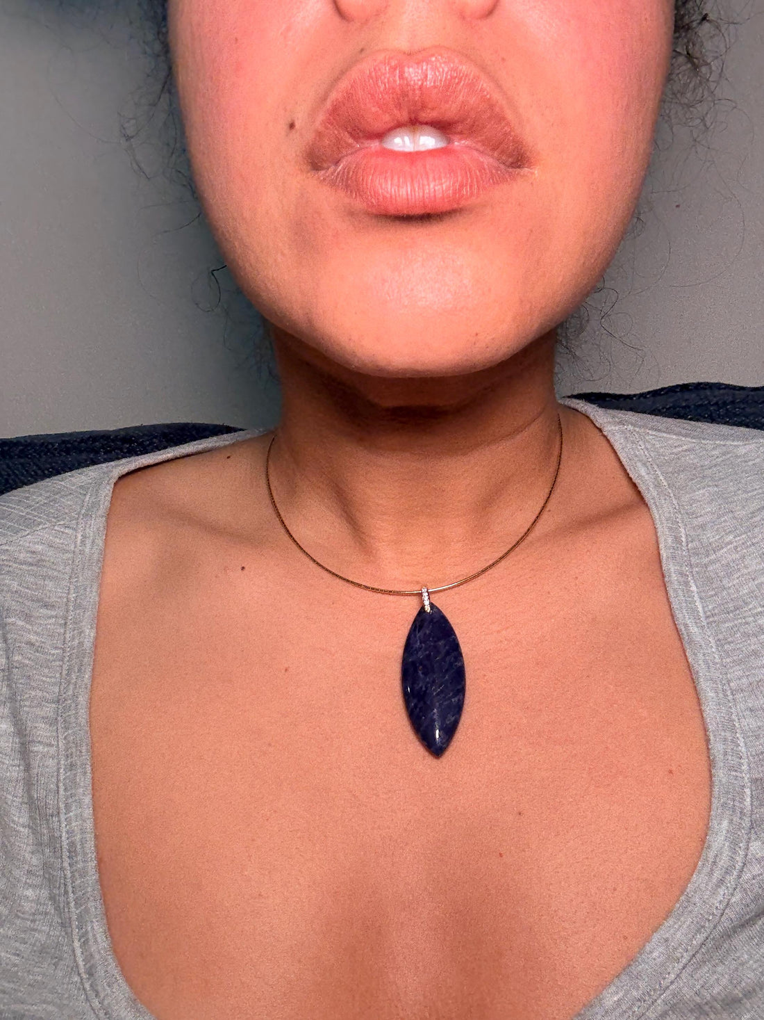 Lapis Lazuli Spear Pendant