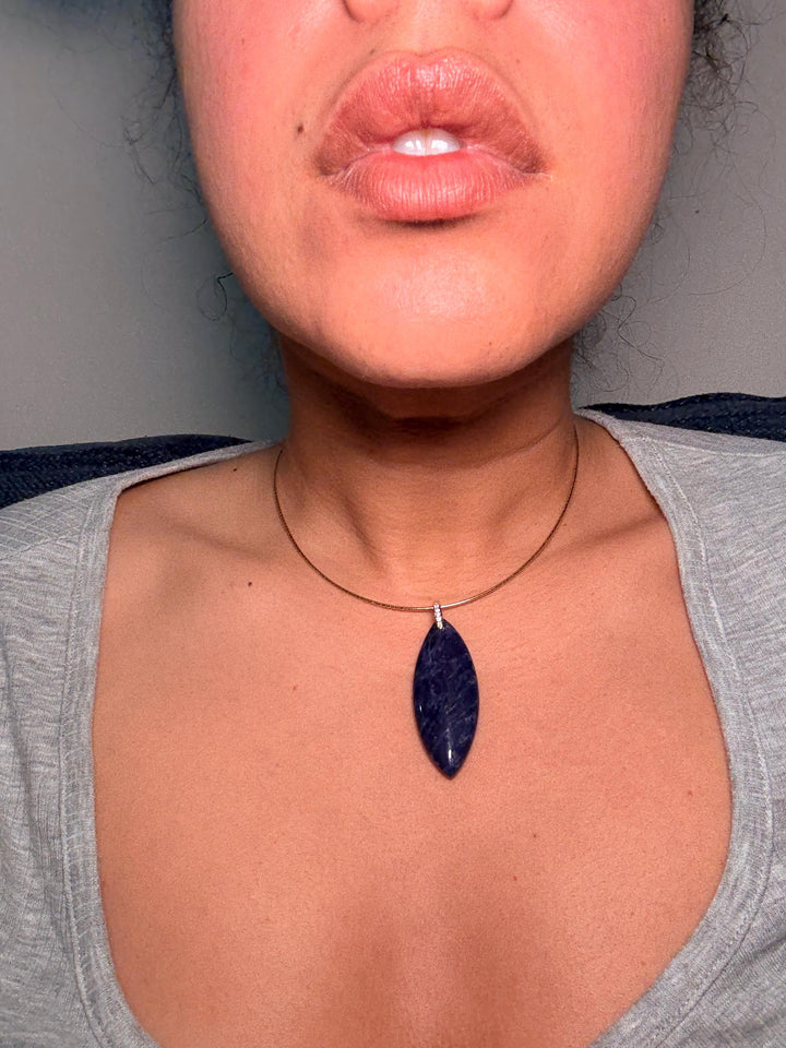 Lapis Lazuli Spear Pendant