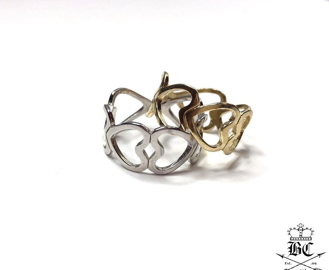 Open Hearts Ring