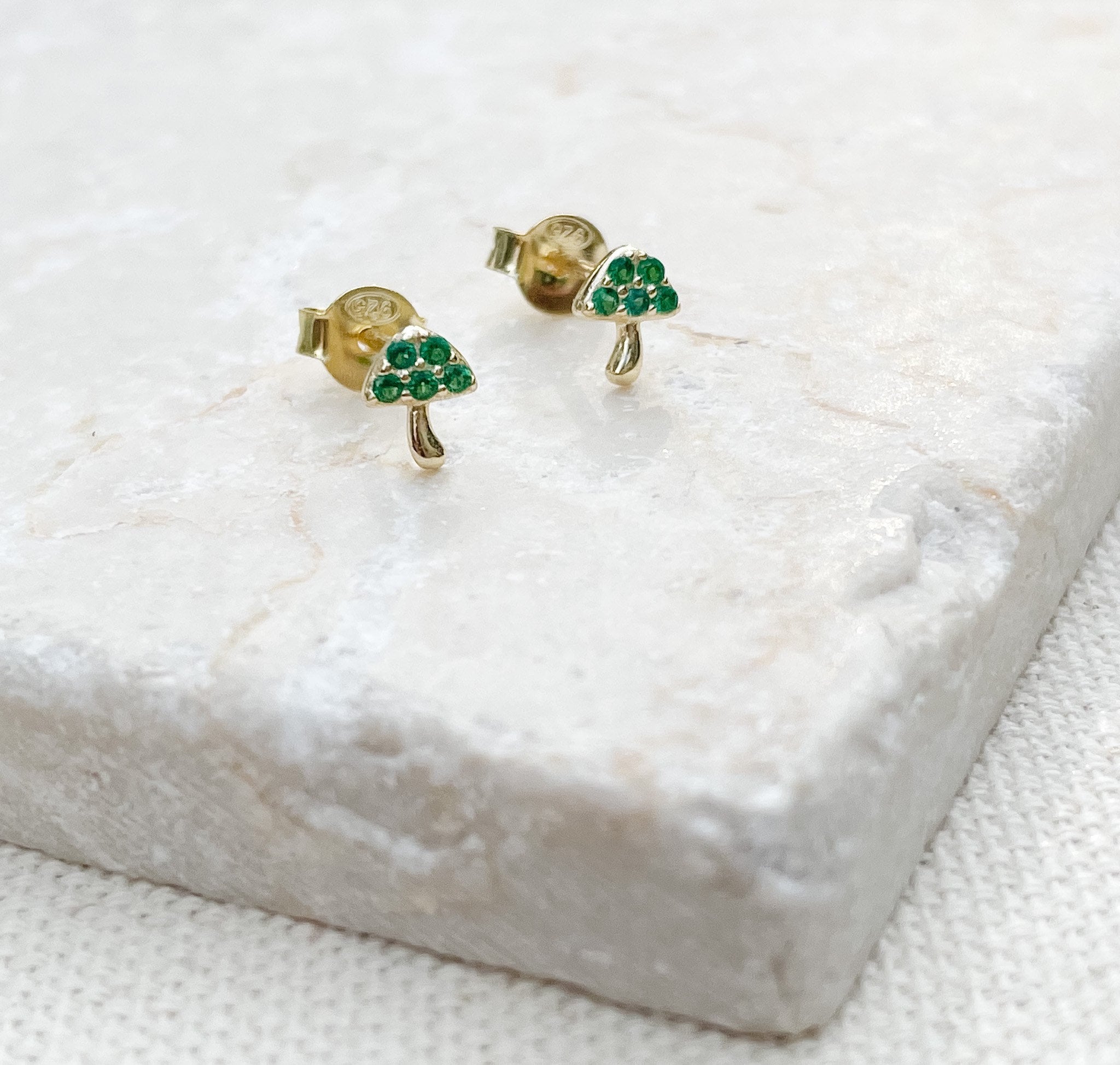 Mushroom Stud Earrings