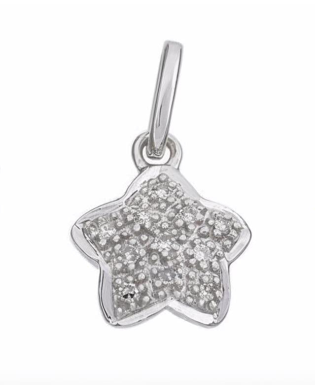 Gold Diamond Star Charm