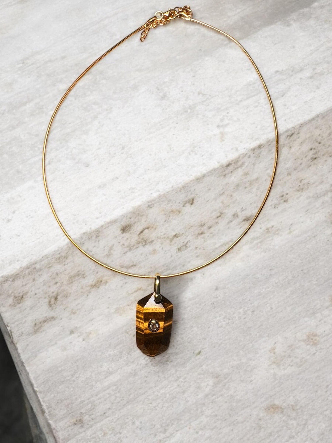 Gemstone Pendulum Charm