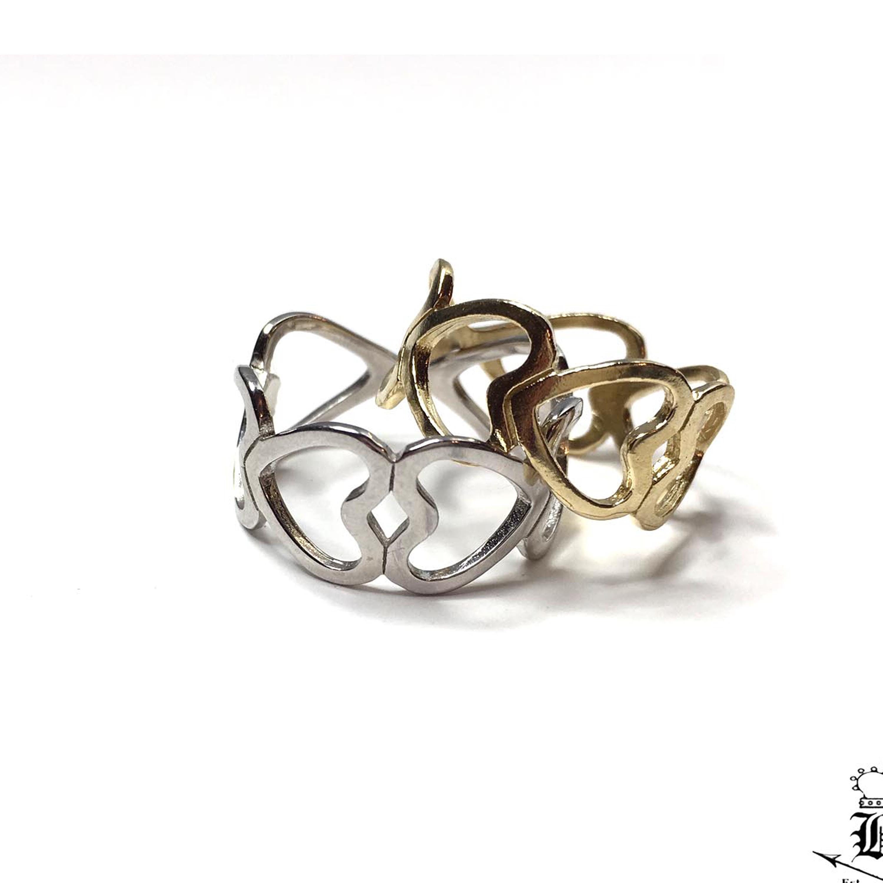 Open Hearts Ring
