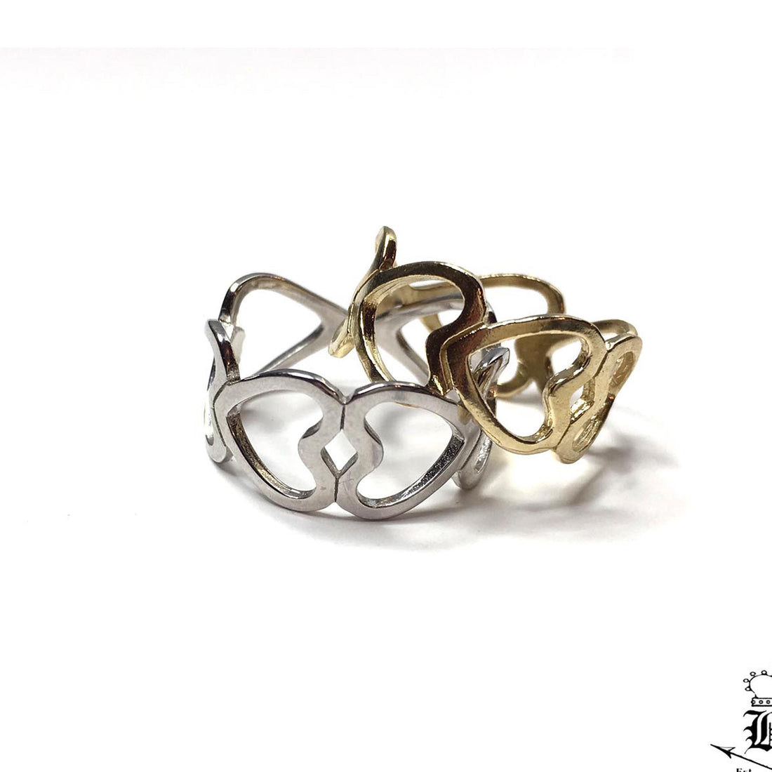 Open Hearts Ring