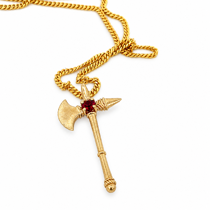 Brass Battle Axe Charm
