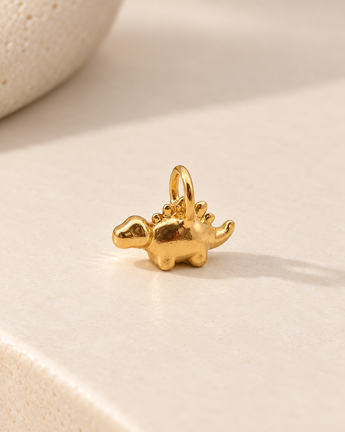 Baby Stegosaurus Charm