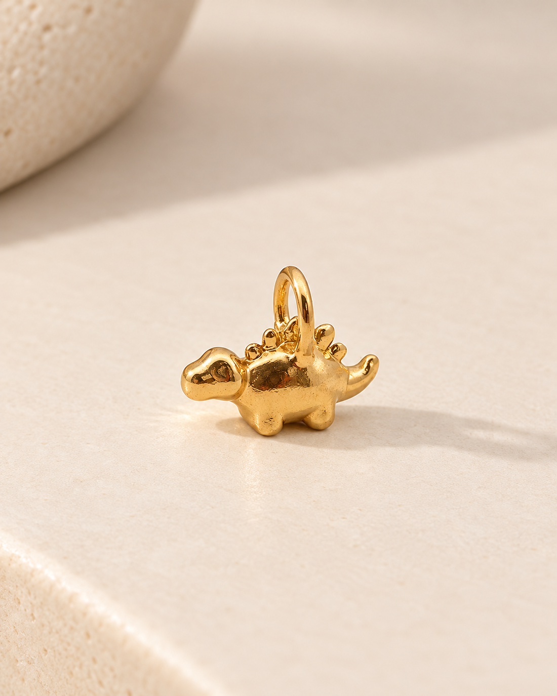 Baby Stegosaurus Charm