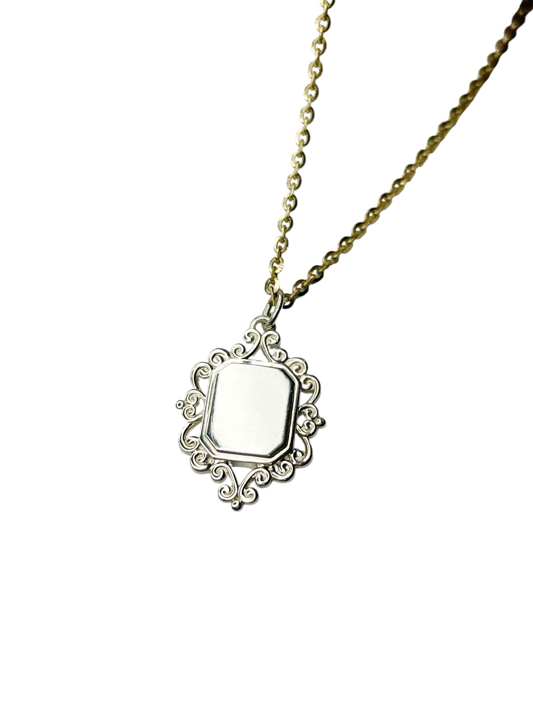 Charms (Antique-Style) Engravable Pendant