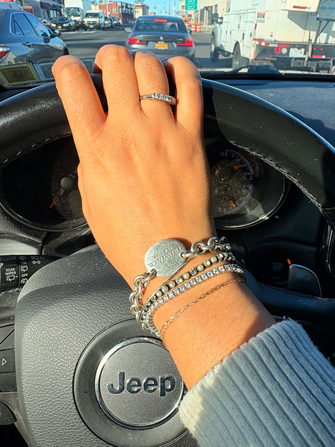 Moissanite Tennis Bracelet • Sterling Silver Sparkle, Elegant Gift