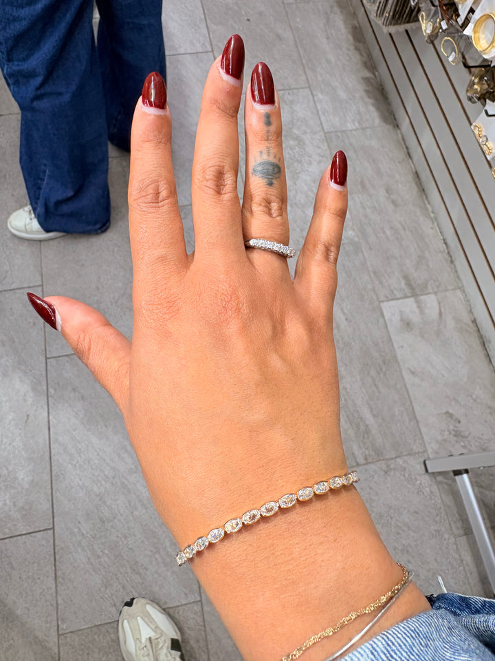 Oval Tennis Bracelet