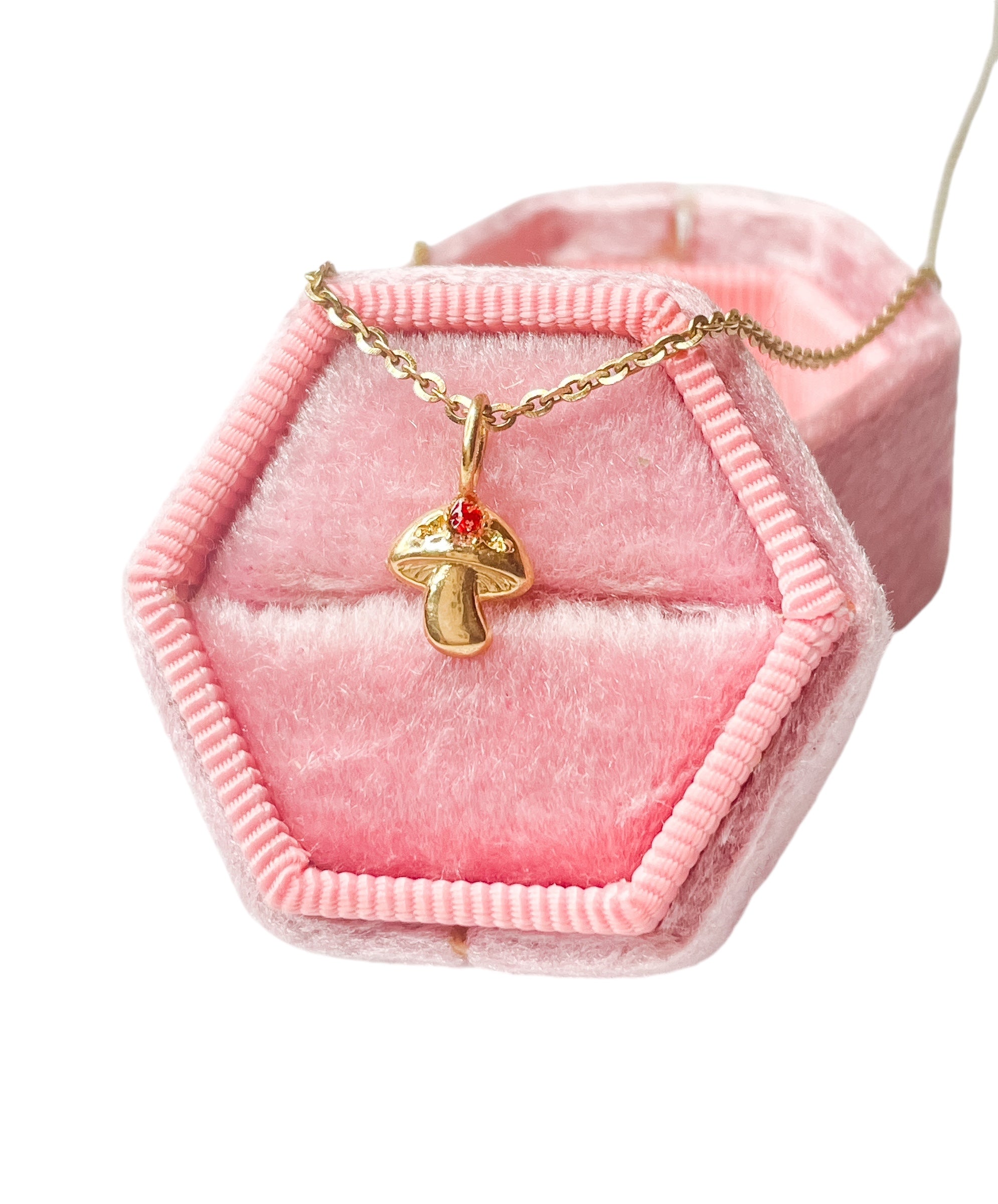Mini Mushroom Charms (Mushroom pendant)