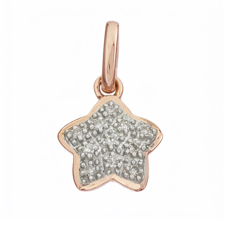 Charms Diamond Puffy Star