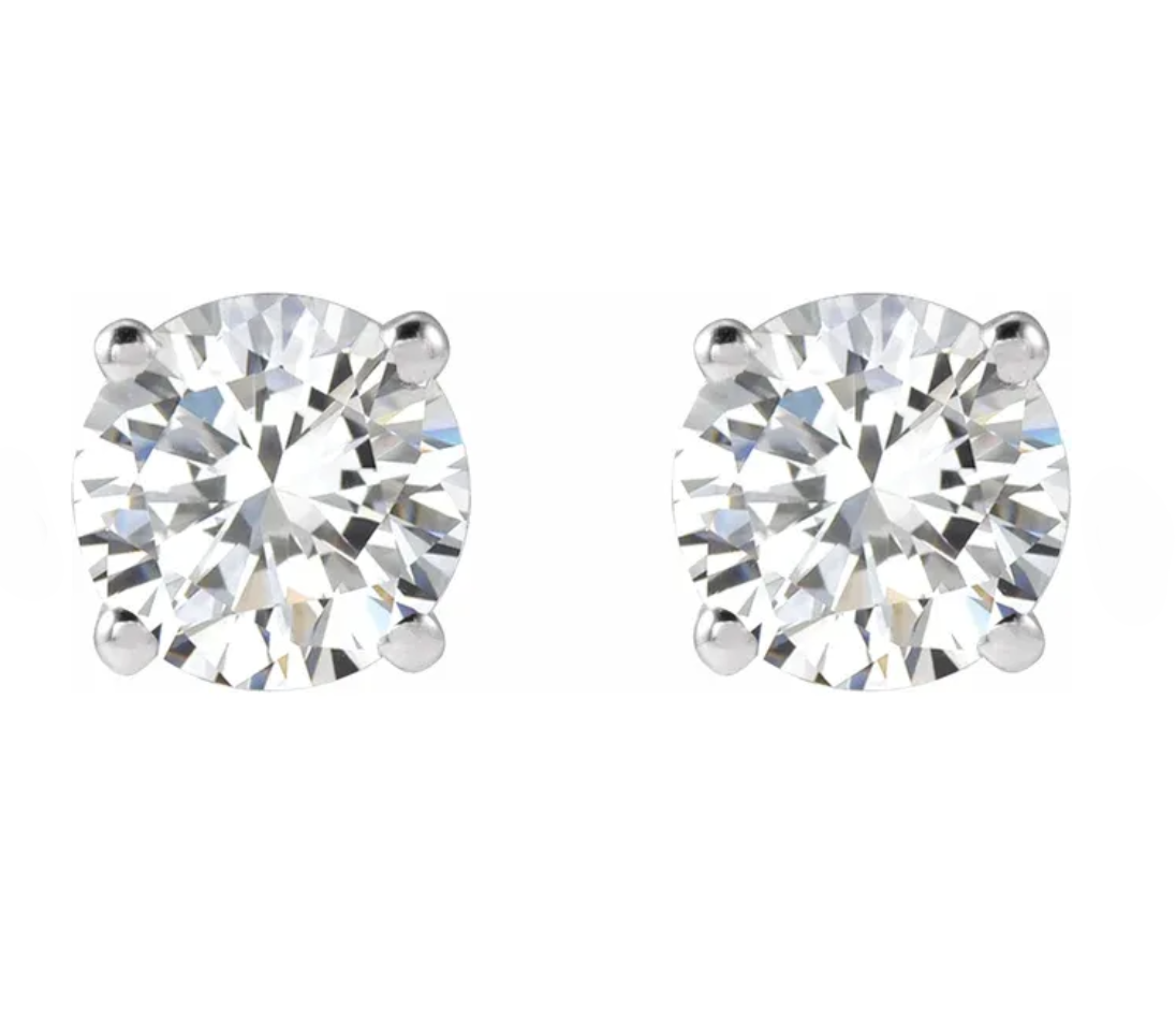 Lab Grown Diamond Stud Earrings