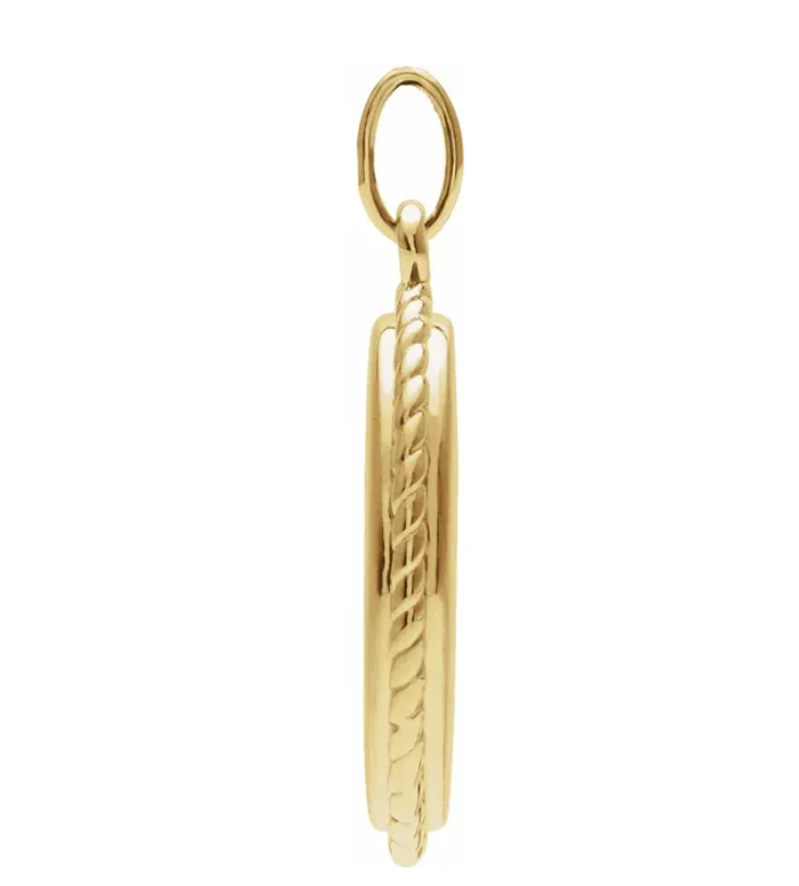 Oval Engravable Charm