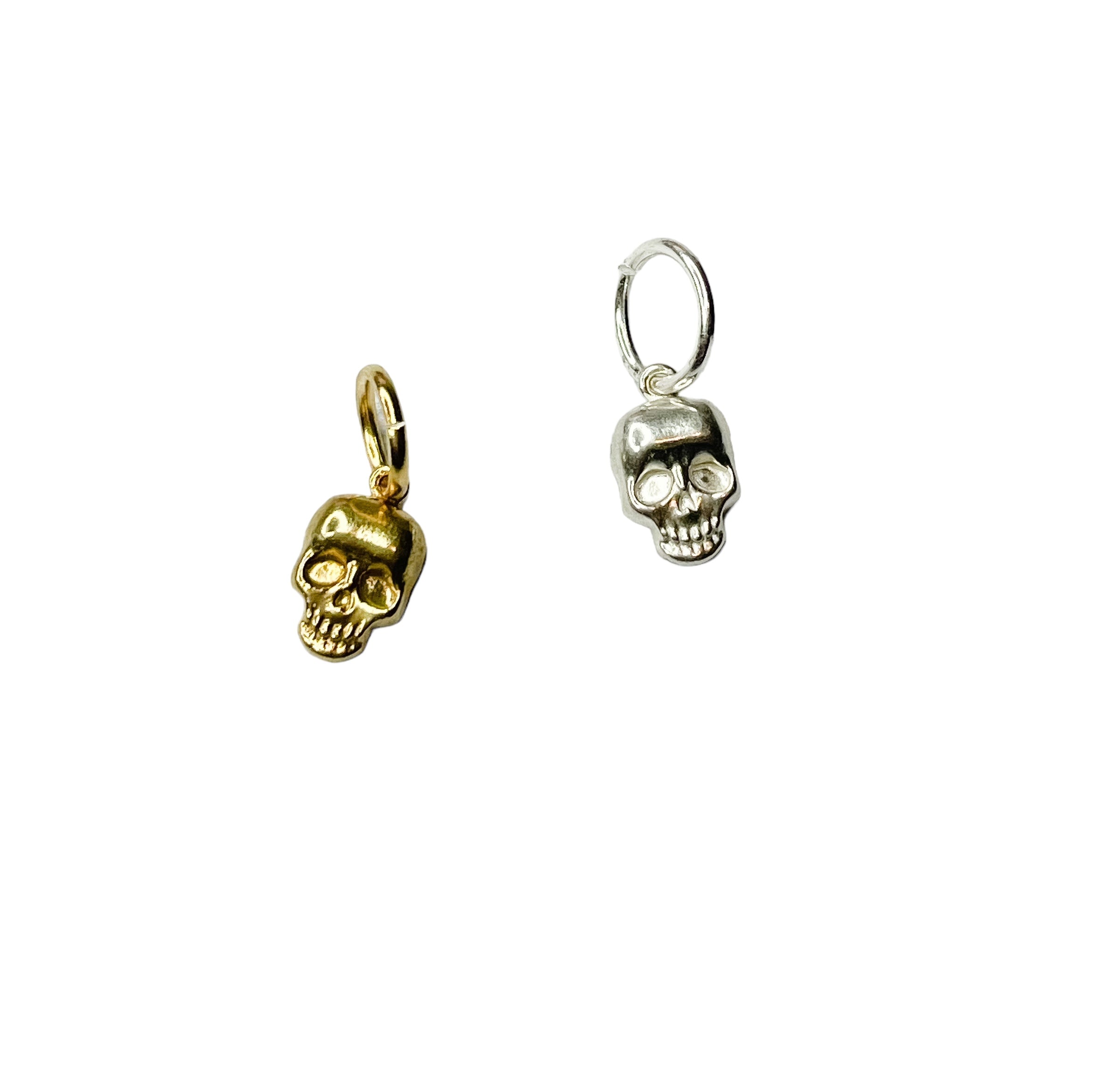 Silver Skull Charms