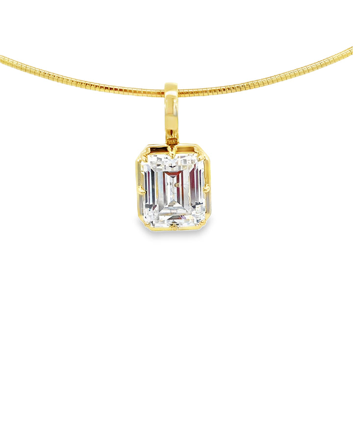 Jumbo Emerald Cut Drop Gem