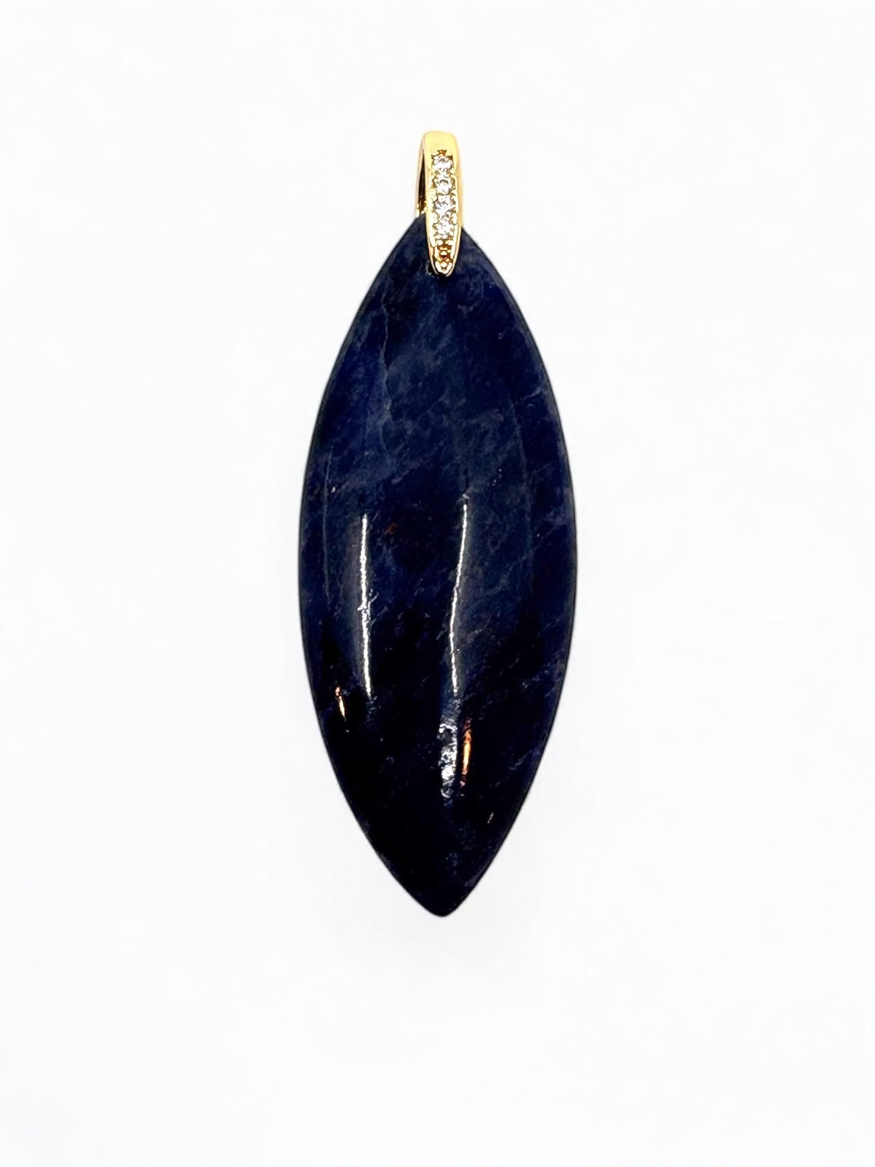 Lapis Lazuli Spear Pendant