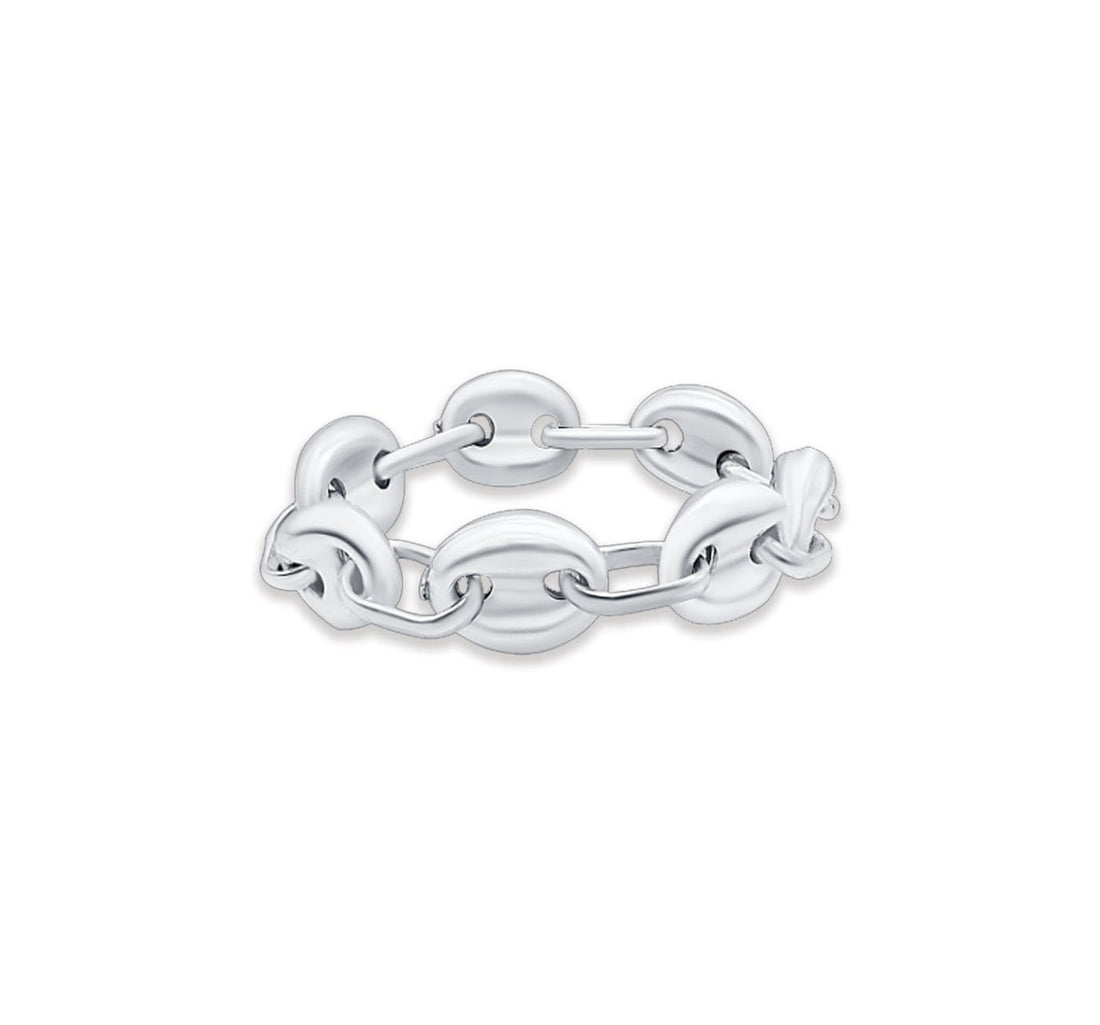 Sterling Silver Mariner Link Chain Ring