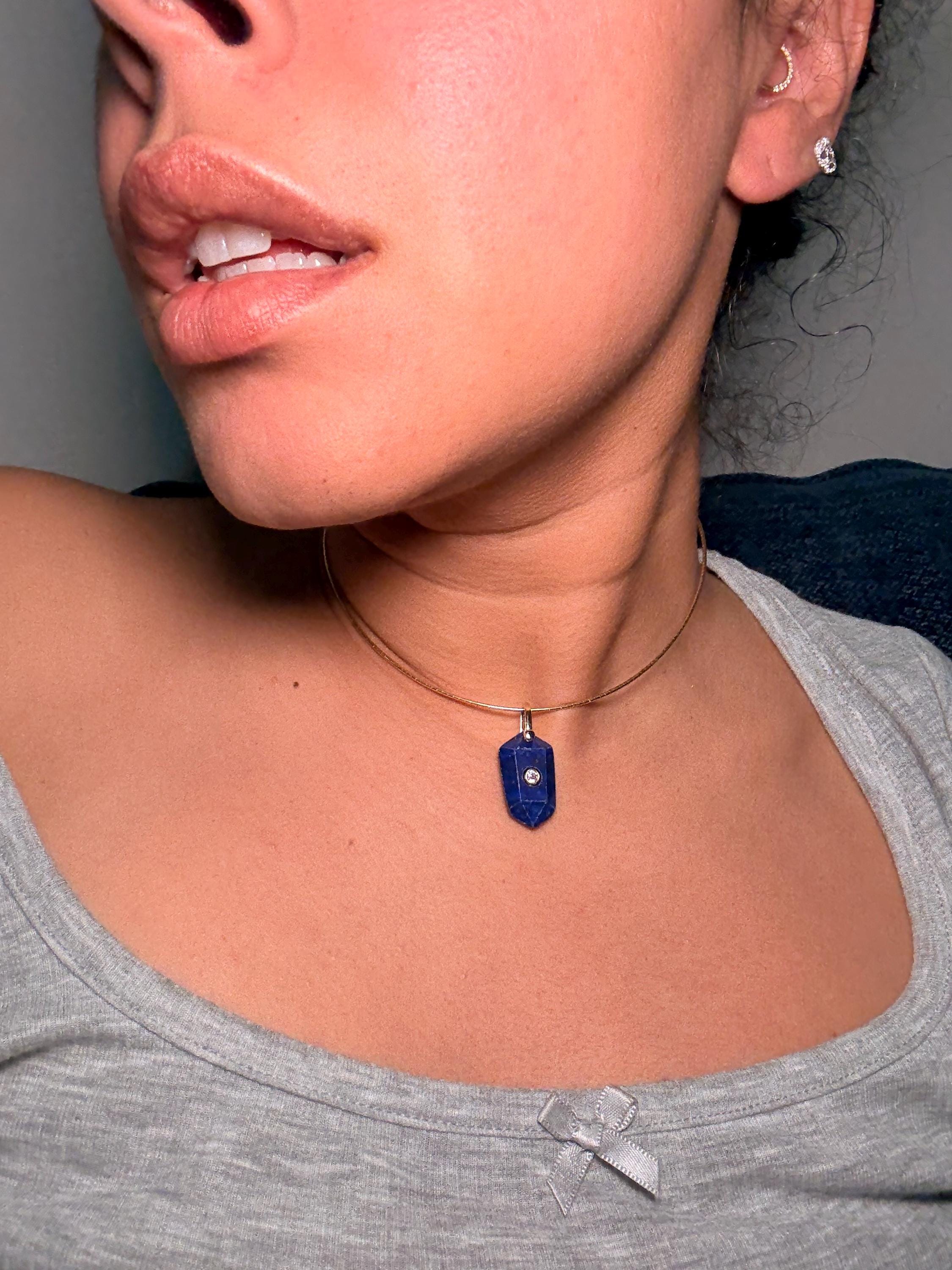 Gemstone Pendulum Charm