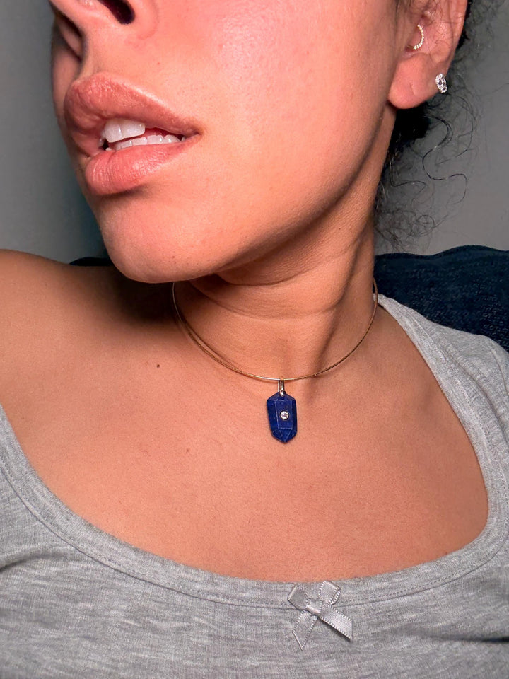 Gemstone Pendulum Charm