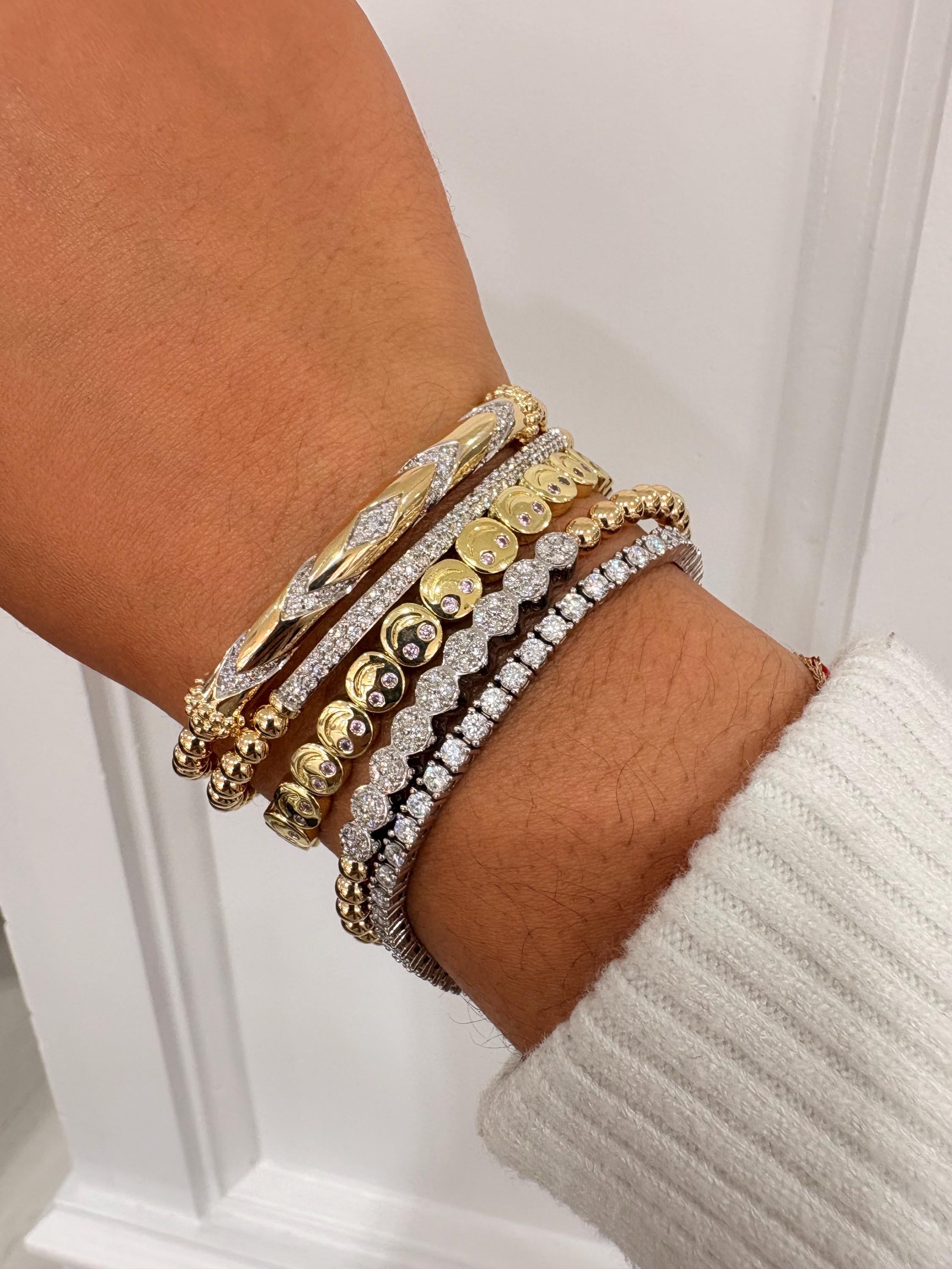 Moissanite Tennis Bracelet • Sterling Silver Sparkle, Elegant Gift