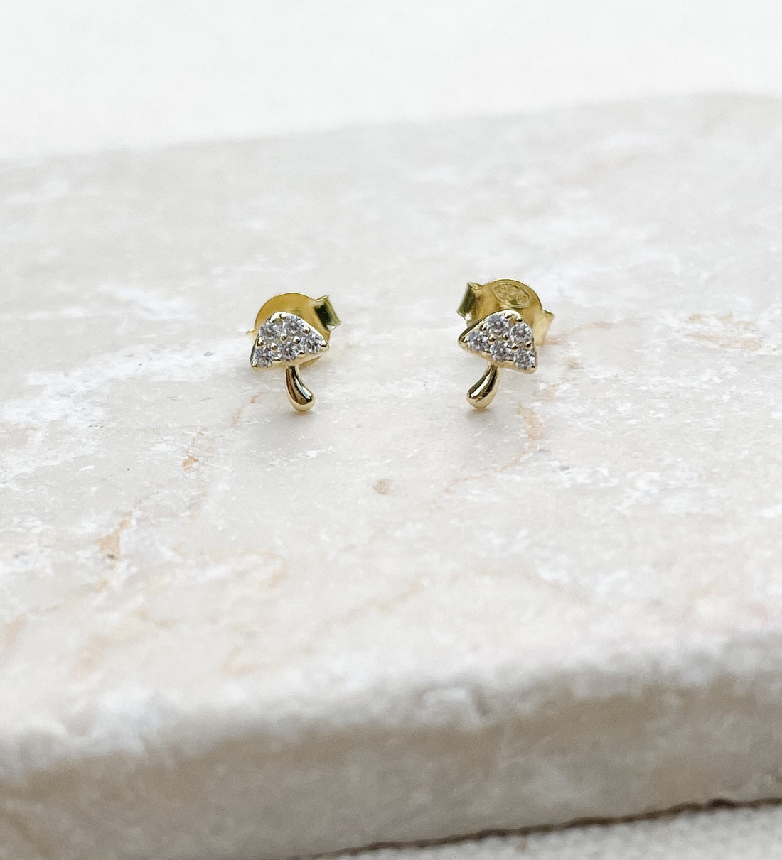 Mushroom Stud Earrings