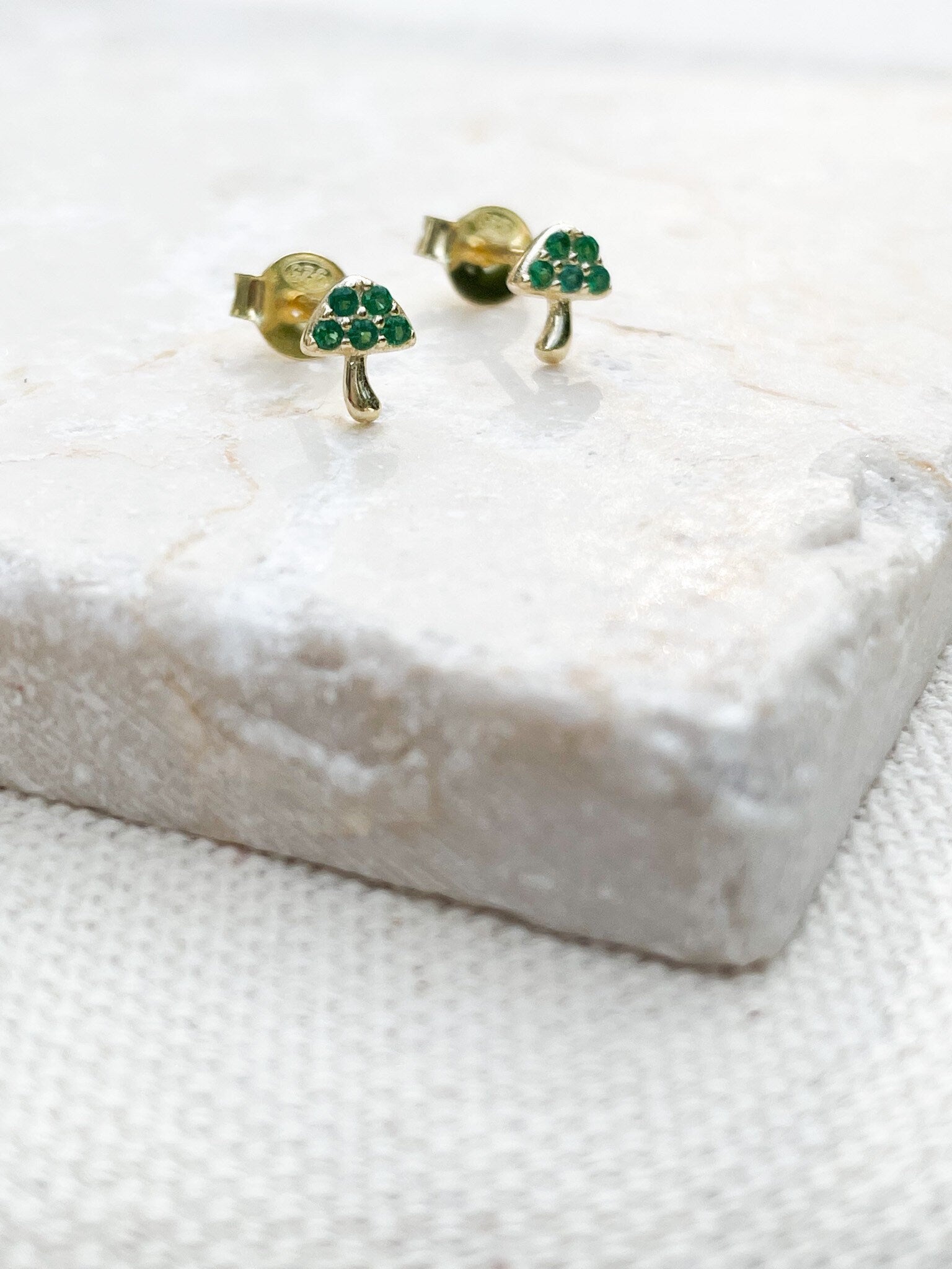 Mushroom Stud Earrings