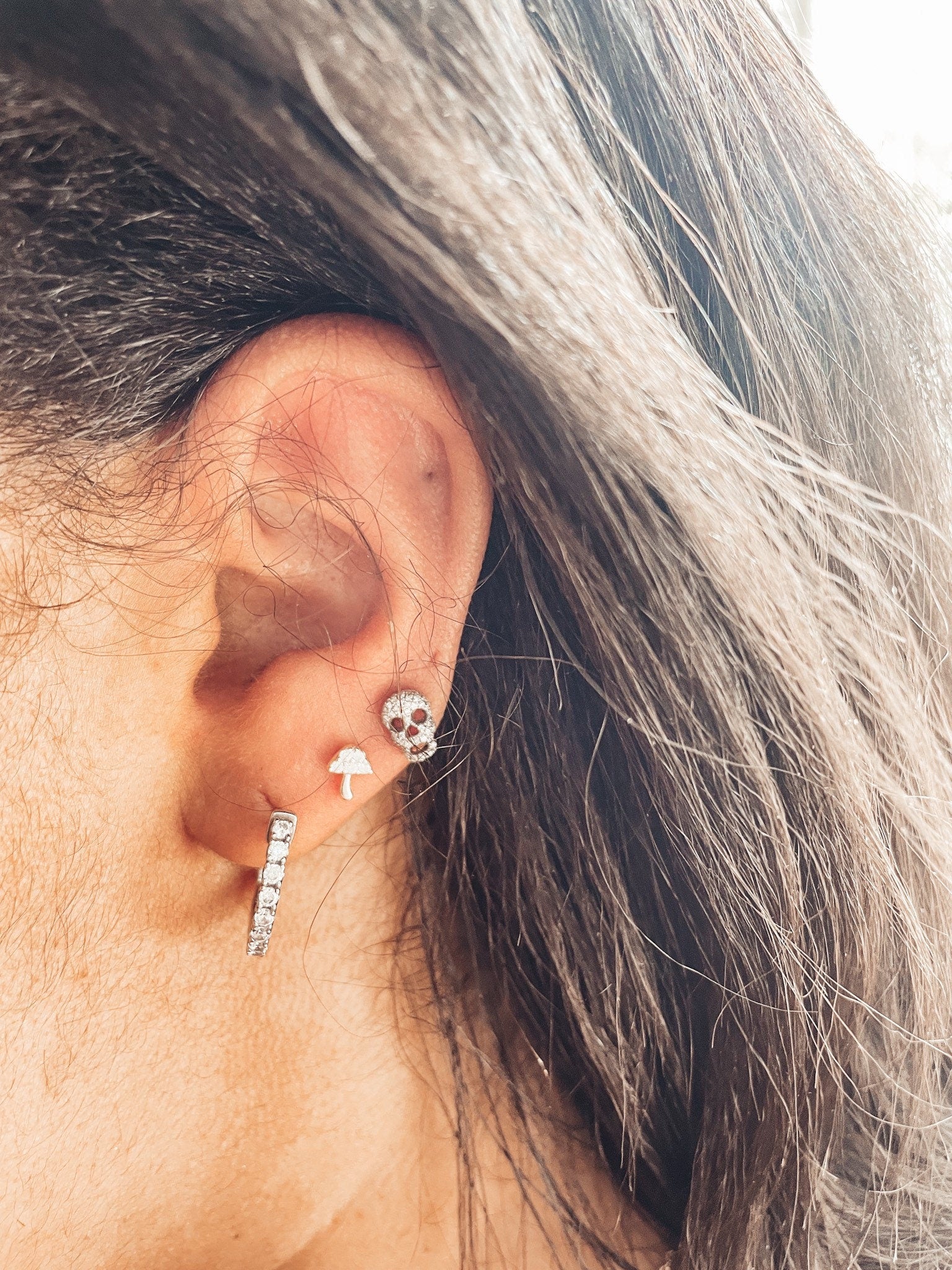 Mushroom Stud Earrings